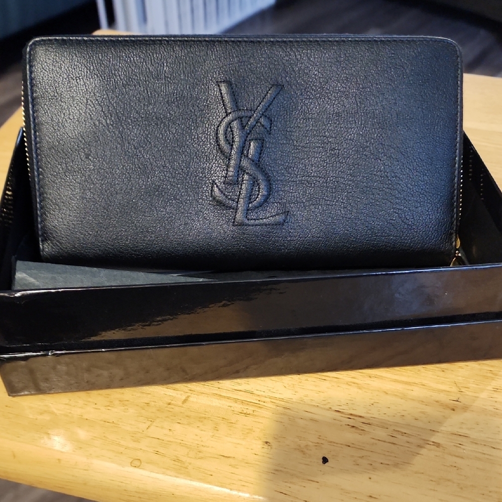 Yves Saint Laurent Black Wallet